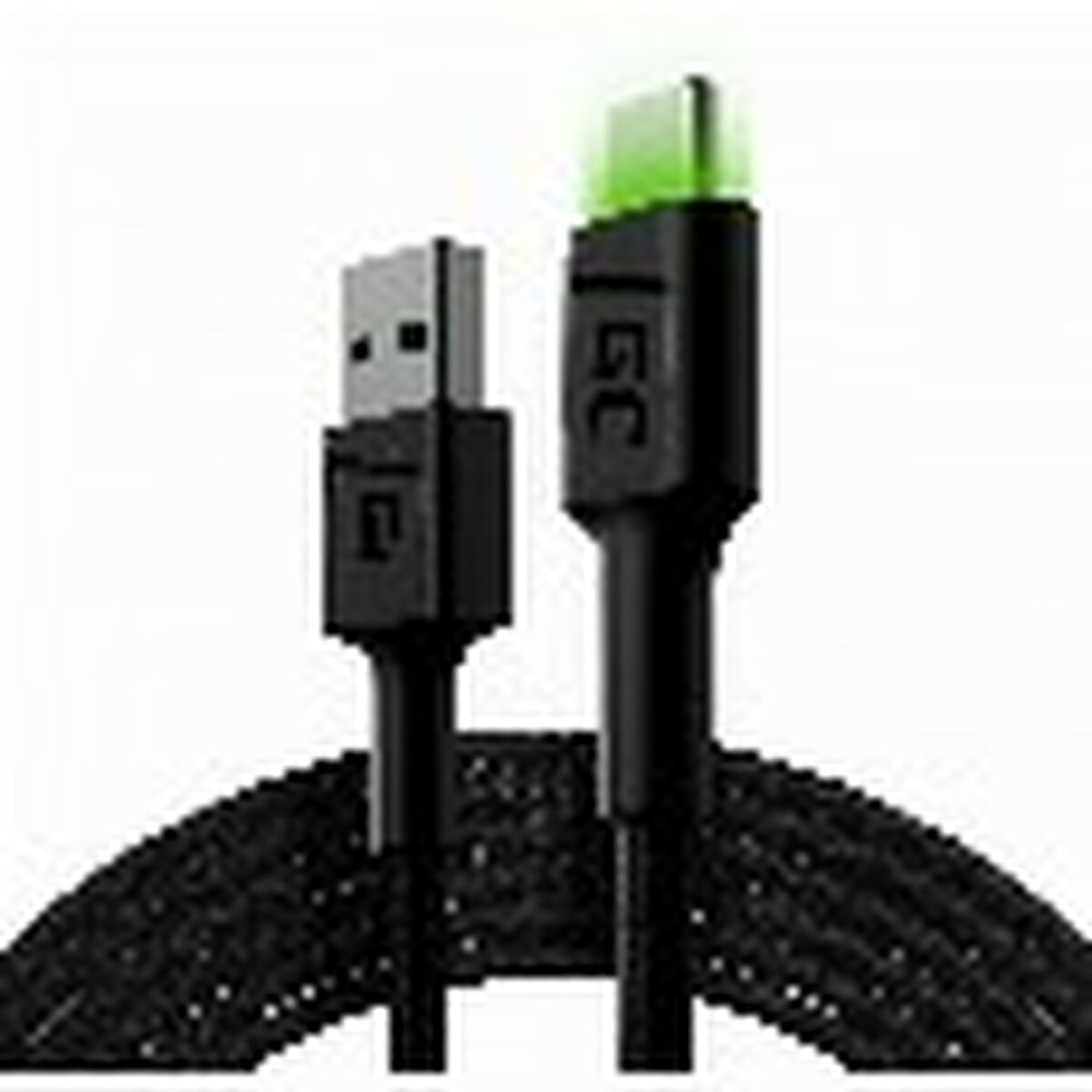 USB Cable Green Cell KABGC13 Black Green 2 m