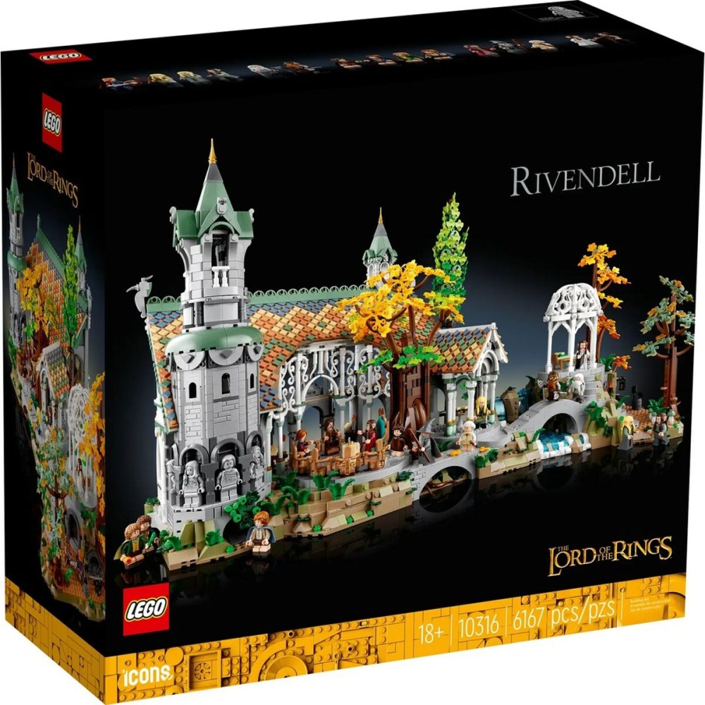 Playset Lego The Lord of the Rings: Rivendell 10316 6167 Pieces 72 x 39 x 50 cm