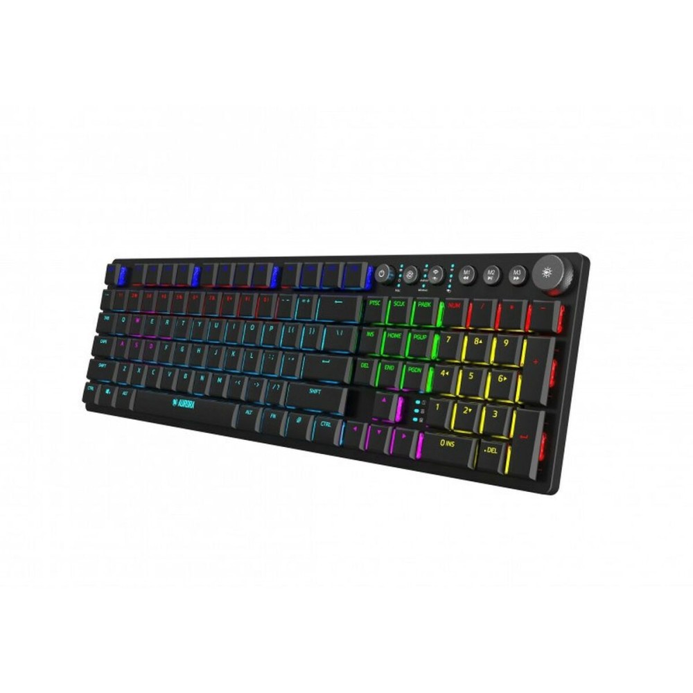 Clavier Ibox AURORA K-6 Noir Anglais QWERTY