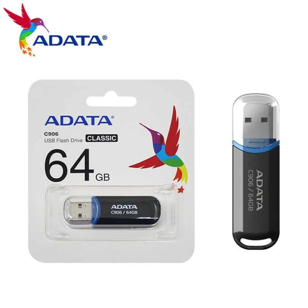 USB Pendrive Adata C906 Schwarz 64 GB