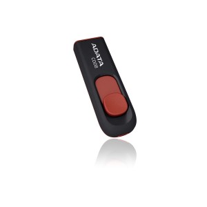 USB Pendrive Adata AC008-32G-RKD 32 GB Schwarz/Rot