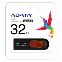 USB Pendrive Adata AC008-32G-RKD 32 GB Schwarz/Rot