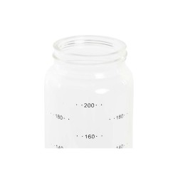 Cruet DKD Home Decor 200 ml 6 x 6 x 16,5 cm Transparent Stainless steel Borosilicate Glass