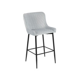 Tabouret DKD Home Decor 58,5 x 48,5 x 96,5 cm 48 x 55 x 100 cm Gris Métal