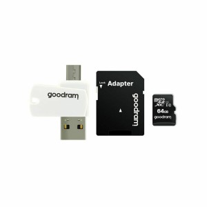 Carte Mémoire Micro SD avec Adaptateur GoodRam M1A4 All in One 128 GB