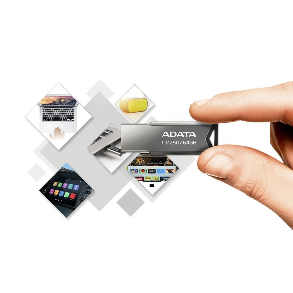 USB Pendrive Adata UV250 Silberfarben 32 GB