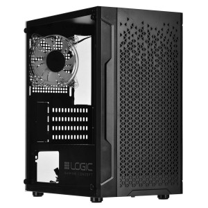 ATX Semi-Tower Gehäuse Logic AM-ARAMIS-10-0000000-0002 Schwarz