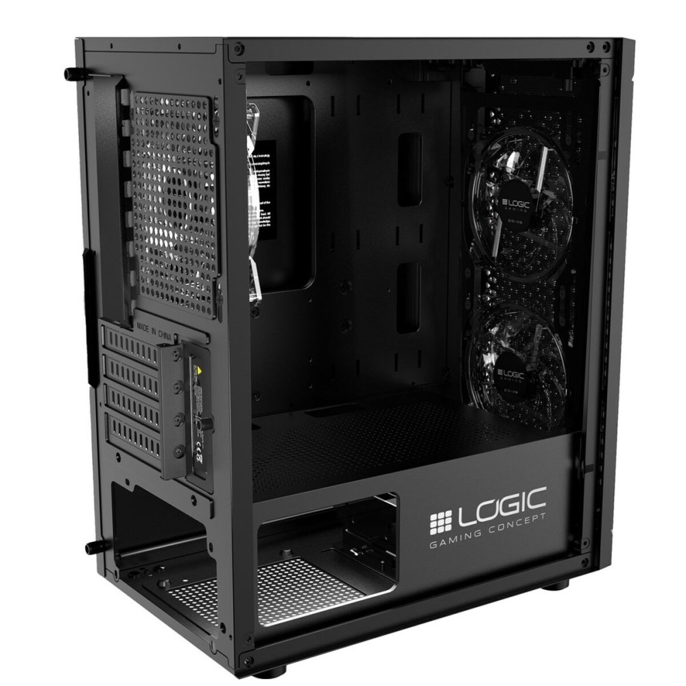 ATX Semi-Tower Gehäuse Logic AM-ARAMIS-10-0000000-0002 Schwarz