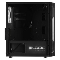 ATX Semi-Tower Gehäuse Logic AM-ARAMIS-10-0000000-0002 Schwarz