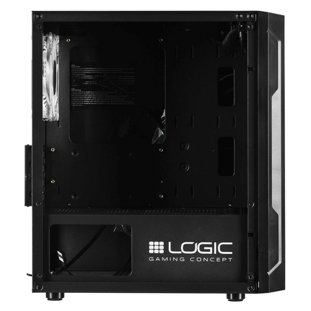 ATX Semi-Tower Gehäuse Logic AM-ARAMIS-10-0000000-0002 Schwarz