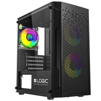 ATX Semi-Tower Gehäuse Logic AM-ARAMIS-10-0000000-0002 Schwarz