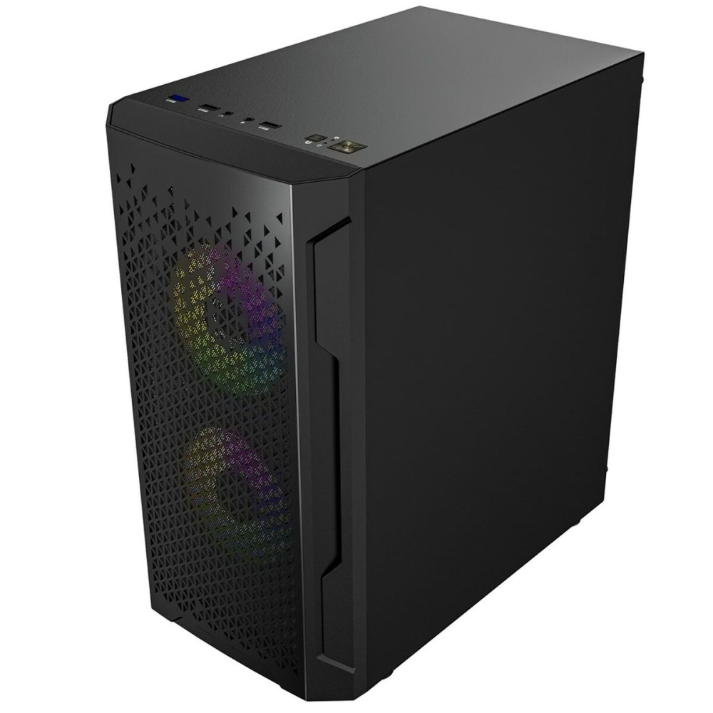 ATX Semi-Tower Gehäuse Logic AM-ARAMIS-10-0000000-0002 Schwarz