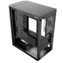 ATX Semi-Tower Gehäuse Logic AM-ARAMIS-10-0000000-0002 Schwarz