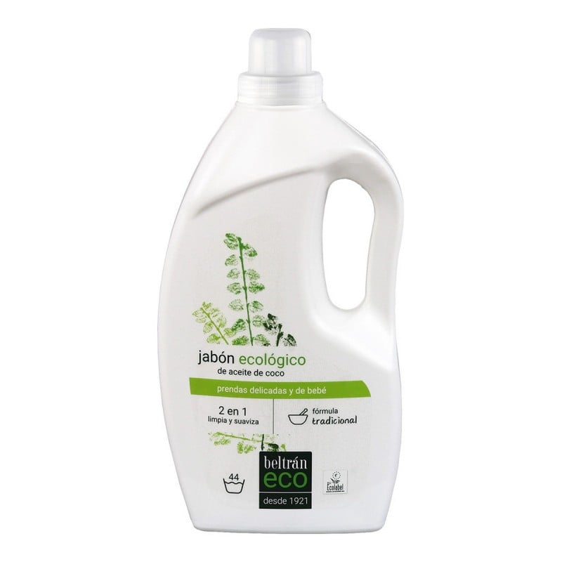 Savon liquide Jabones Beltrán 2 en 1 Écologique Huile de noix de coco 1,5 L 44 Lavages