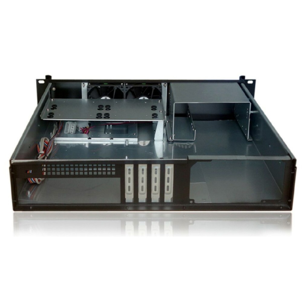 ATX Semi-Tower Gehäuse Techly I-CASE IPC-240L Schwarz