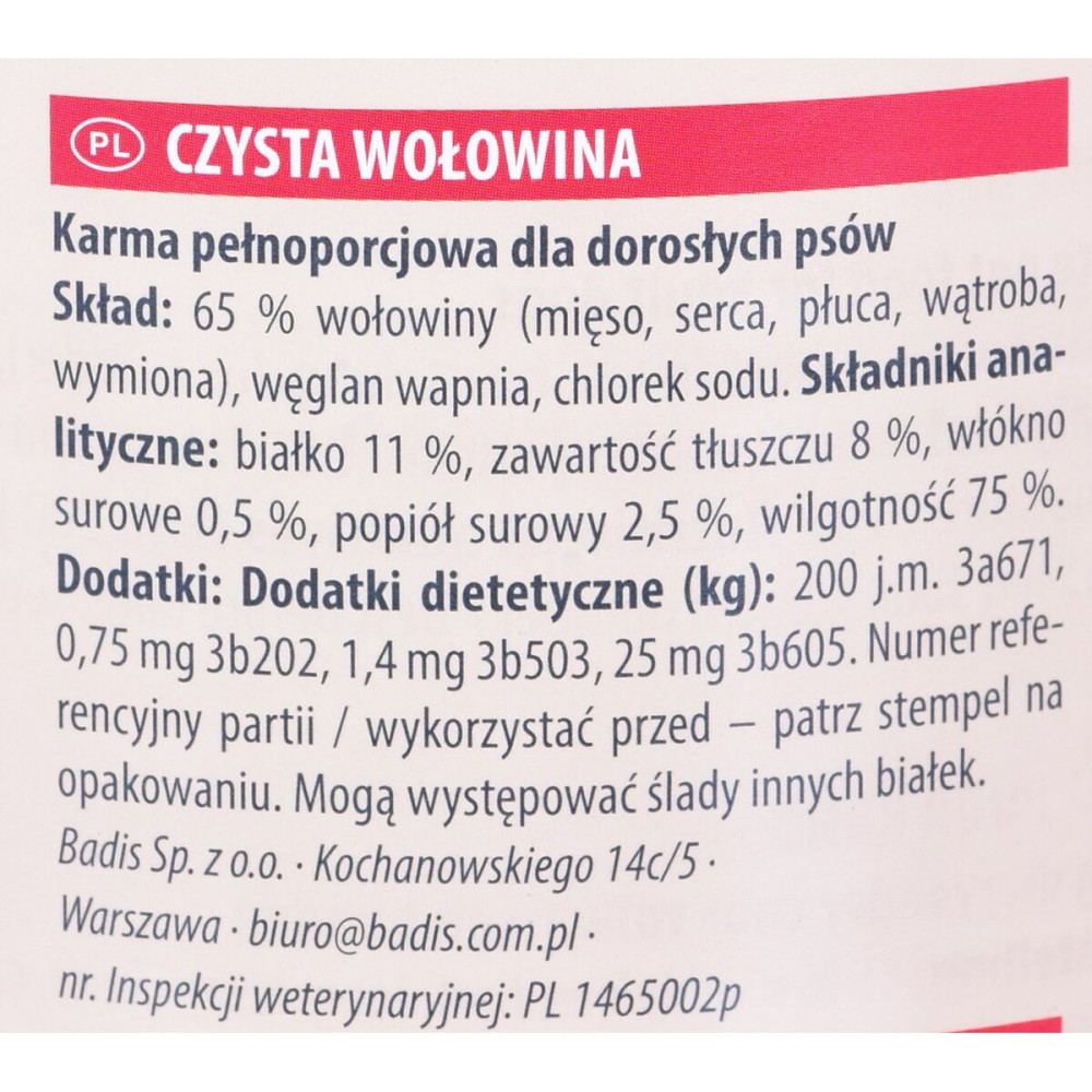 Alimentation humide Animonda GranCarno Single Veau Viande de bœuf