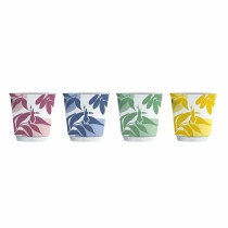 Satz von Kaffeetassen Bialetti Primavera Assortierte Farben Porzellan 90 ml 4 Stücke