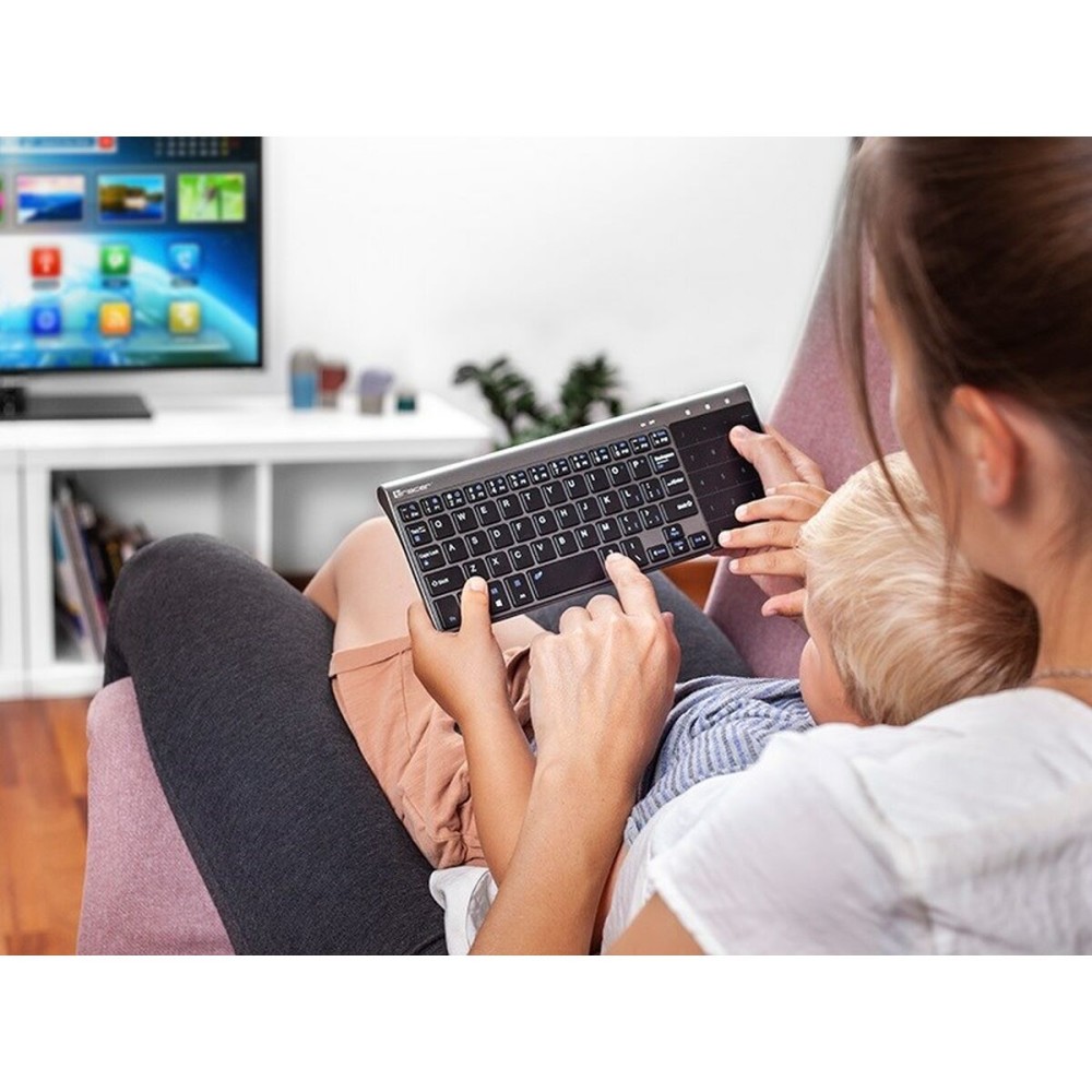 Clavier Tracer TRAKLA46934 Argenté Noir/Gris