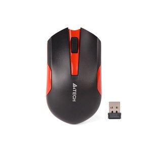 Schnurlose Mouse A4 Tech G3-200N Schwarz/Rot