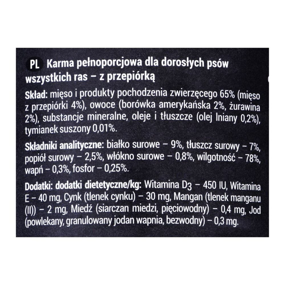 Alimentation humide Dolina Noteci Rafi Oiseaux 400 g