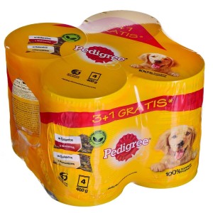 Wet food Pedigree Chicken Veal 4 x 400 g