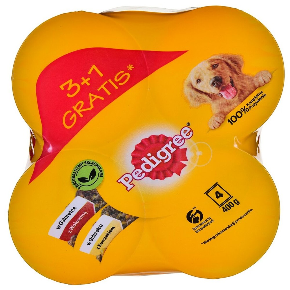 Wet food Pedigree Chicken Veal 4 x 400 g