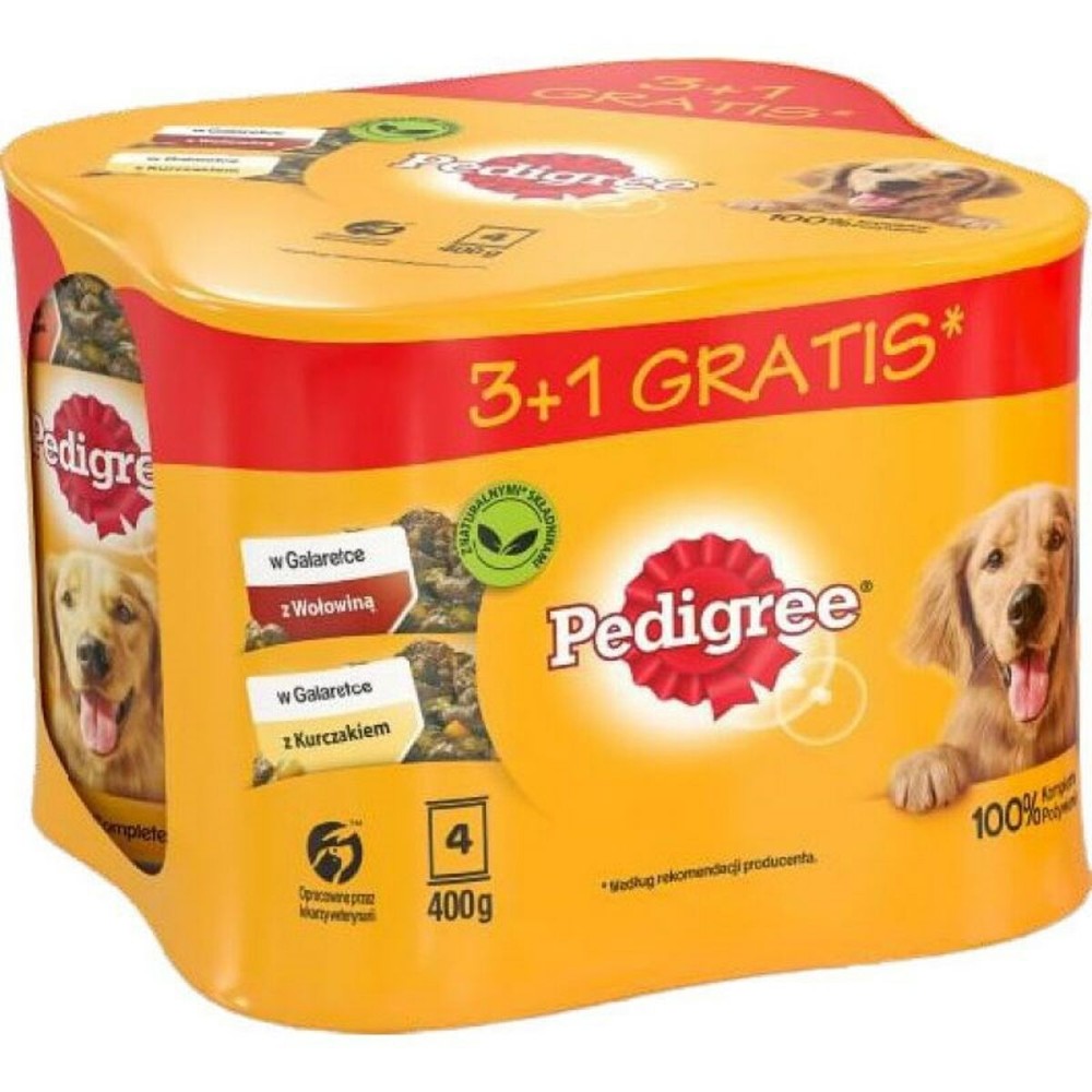 Wet food Pedigree Chicken Veal 4 x 400 g