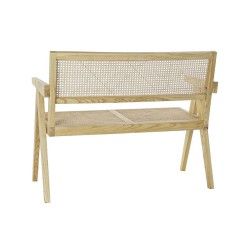 Bench with backrest DKD Home Decor Natural Vintage 105,5 x 62 x 83 cm