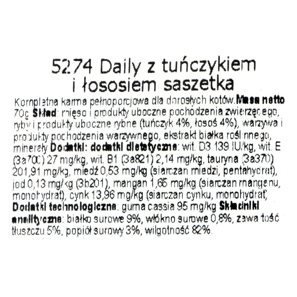 Cat food Almo Nature Nature Daily Salmon Tuna 70 L 70 g