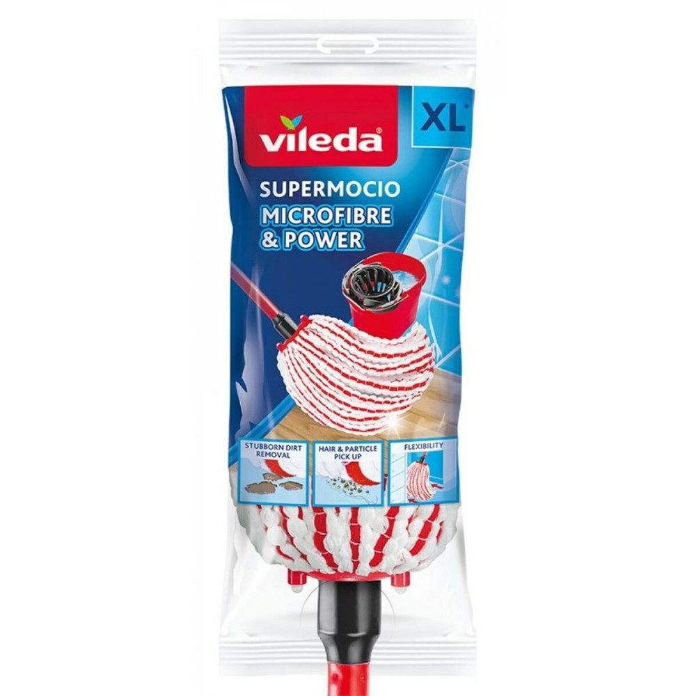 Serpillière Vileda Microfibre And Power Rouge Microfibre (1 Unité)