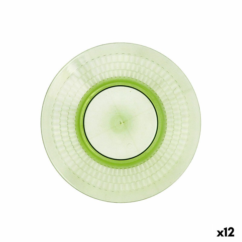 Assiette à dessert Quid Viba Vert Plastique 20 cm (12 Unités)