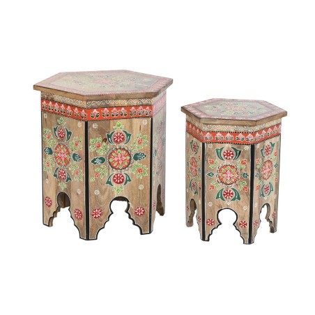 Set of 2 tables DKD Home Decor Arab 48 x 41,5 x 49 cm