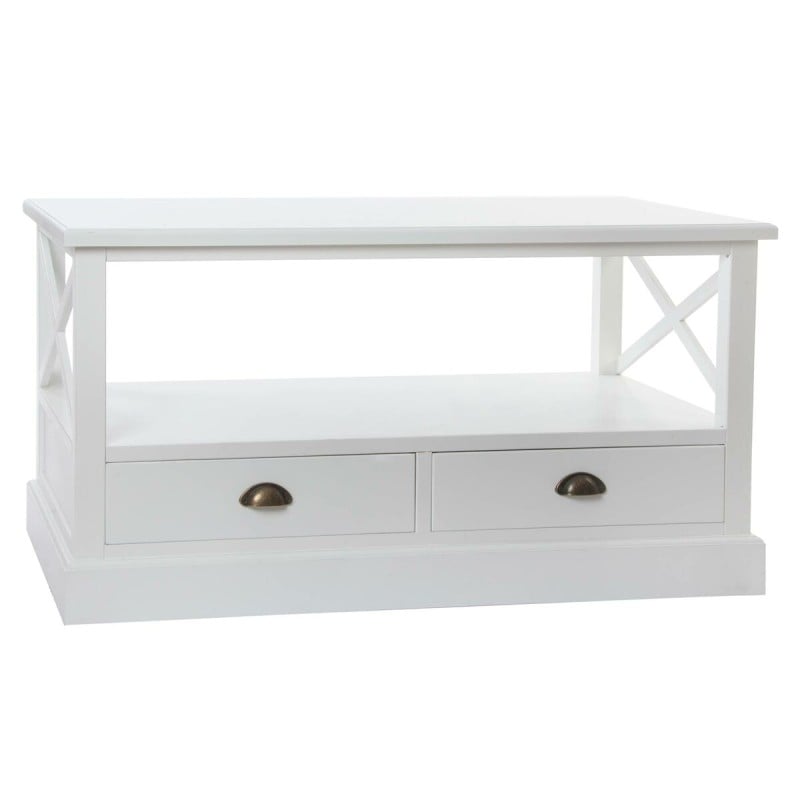 Centre Table DKD Home Decor White Wood (108 x 48 x 56,5 cm)