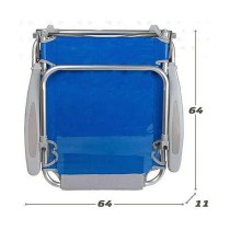 Beach Chair Colorbaby 51 x 45 x 76 cm Blue