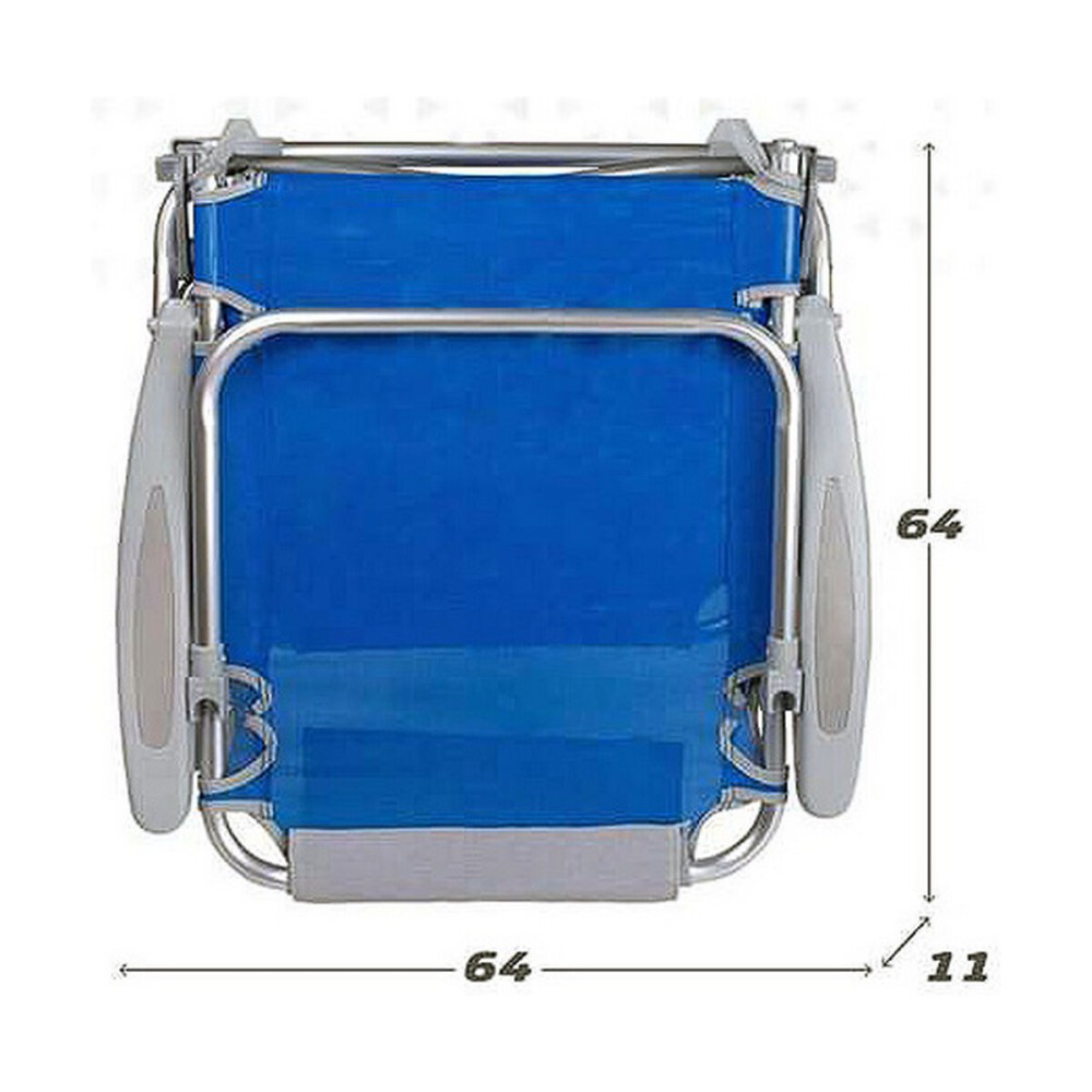 Strandstuhl Colorbaby 51 x 45 x 76 cm Blau