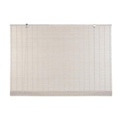 Rollo DKD Home Decor Lackierung Weiß Bambus 120 x 2 x 230 cm