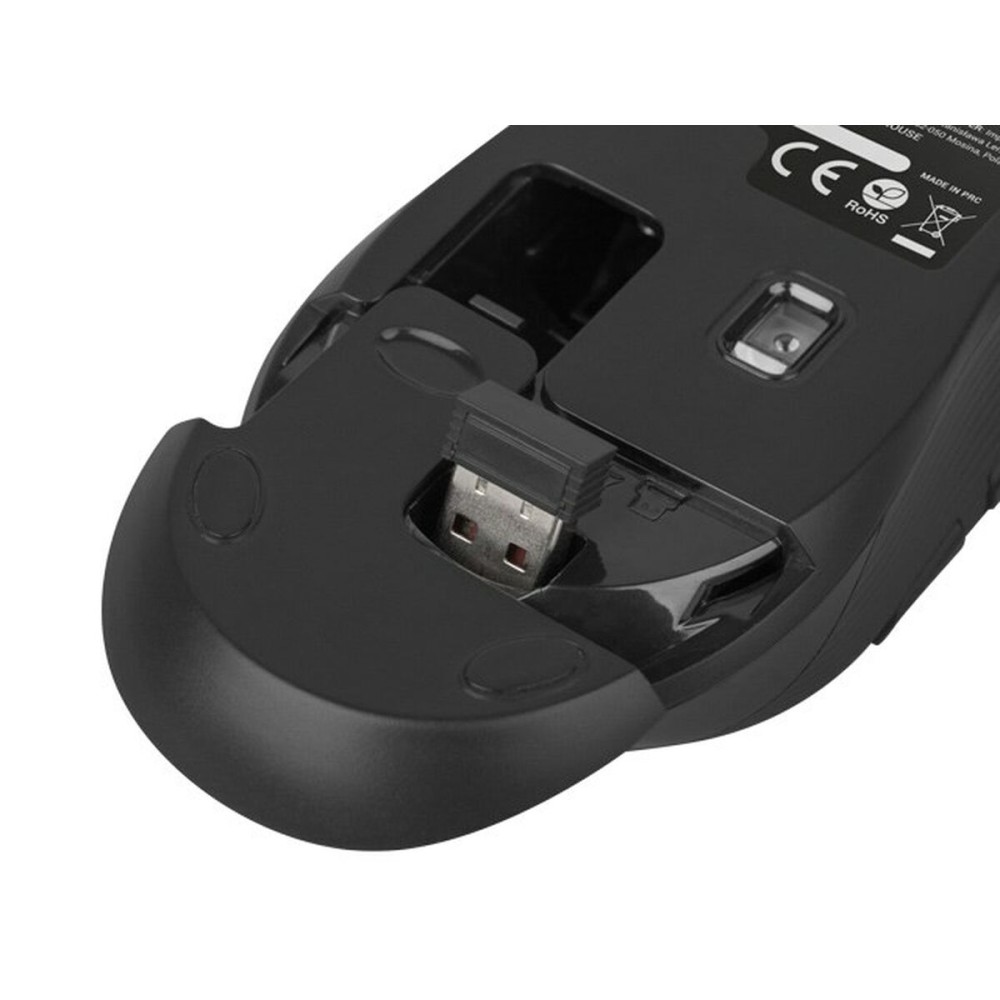 clavier et souris Natec Stingray Noir QWERTY Qwerty US