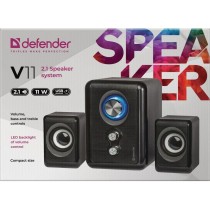 Haut-parleurs de PC Defender V11 Noir