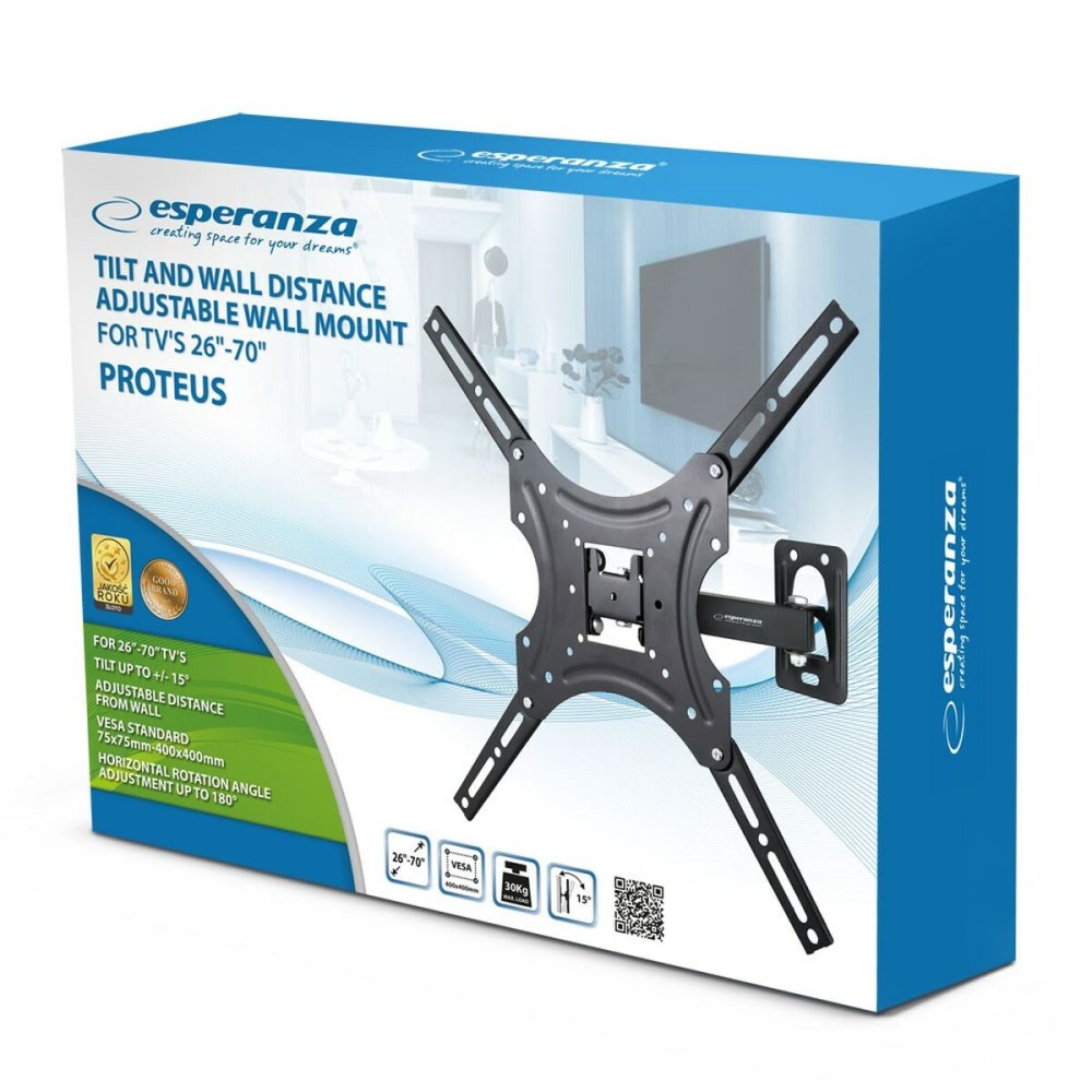 Support de TV Esperanza ERW015 70" 26" 30 Kg