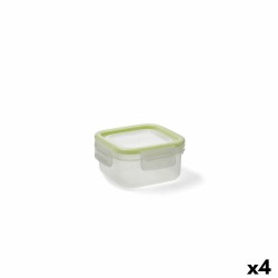 Lunchbox hermetisch Quid Greenery 300 ml Durchsichtig Kunststoff (Pack 4x)