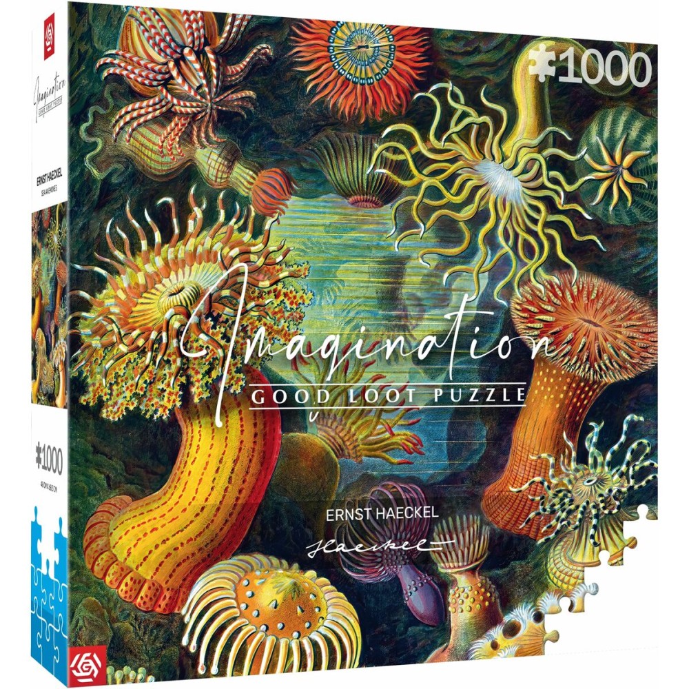 Puzzle Cenega Publishing Ernst Haeckel Criaturas marinas 1000 Pieces