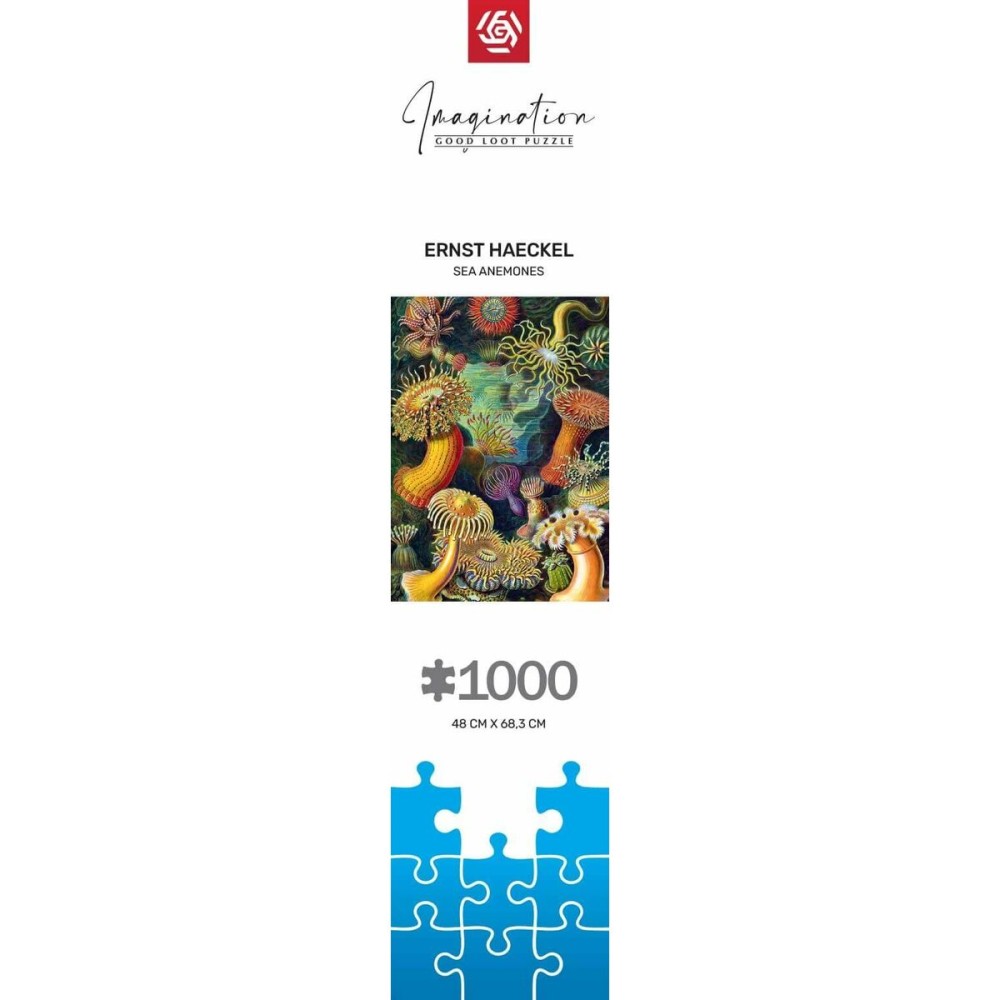 Puzzle Cenega Publishing Ernst Haeckel Criaturas marinas 1000 Pieces