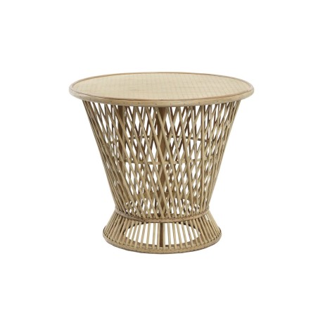 Table d'appoint DKD Home Decor Marron Clair Bambou 60 x 60 x 52 cm