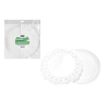 Tablett für Snacks Algon rund 35 cm (30 Stück)