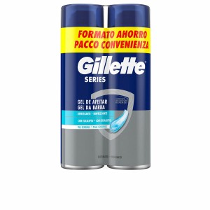 Gel de rasage Gillette SERIES 200 ml 2 Unités