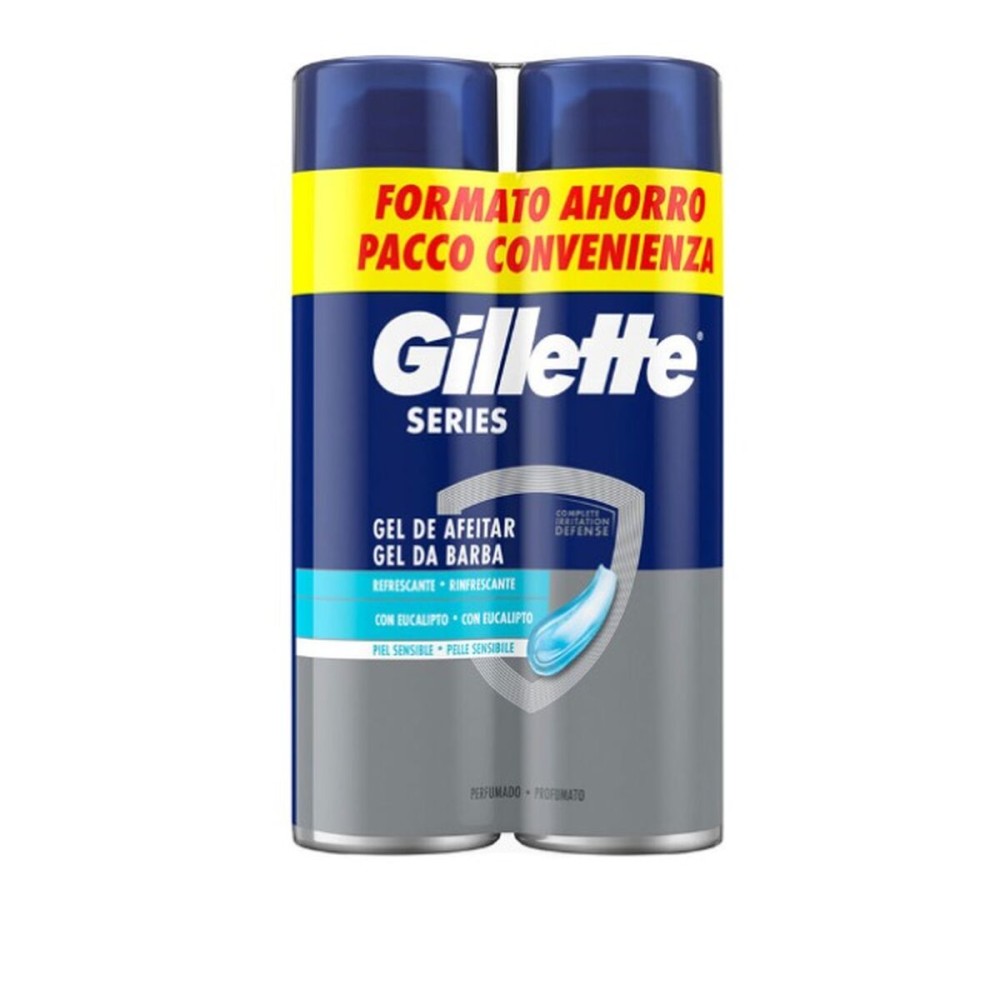 Shaving Gel Gillette SERIES 200 ml 2 Units