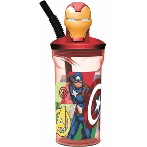 Cup with Straw The Avengers Seven Wonders Iron Man 360 ml
