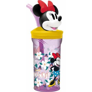 Cup with Straw Minnie Mouse Sunshine 360 ml