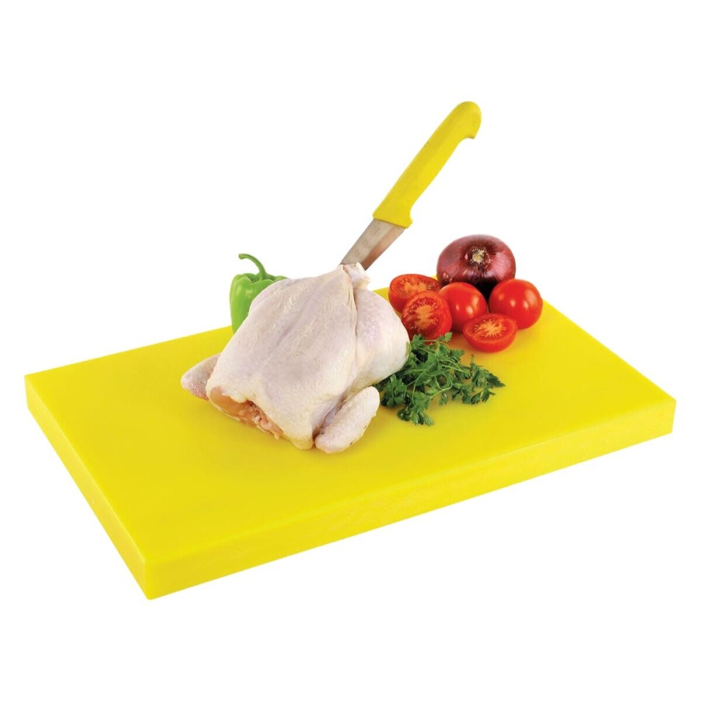 Cutting board Yellow 40 x 40 x 4 cm (2 Units)