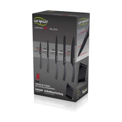 Ensemble de couteaux de cuisine et support San Ignacio Jarama GT SG4330 Acier inoxydable ABS (6 Pièces)